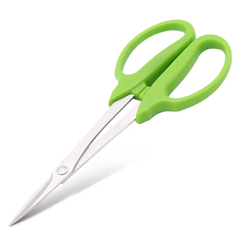 

Factory Wholesale Garden Leaf Bud Scissors, Stainless Steel Pointed Orchard Fruit Picking Scissors, Pruning Bonsai Pruning