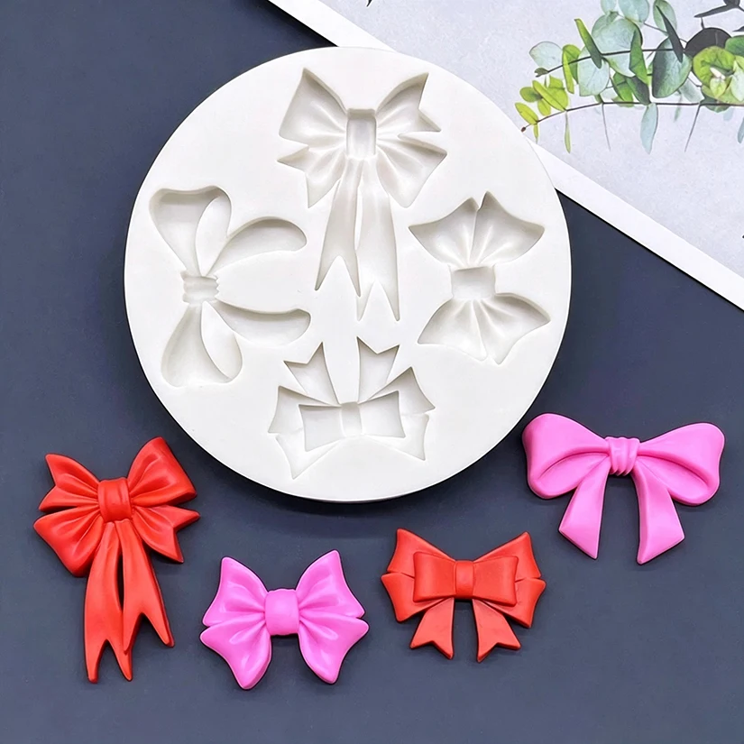 Bogen Silikon Kuchen Backform Sugarcraft Schokolade Cupcake Backform Fondant Kuchen Dekorieren Werkzeuge – Detail 3