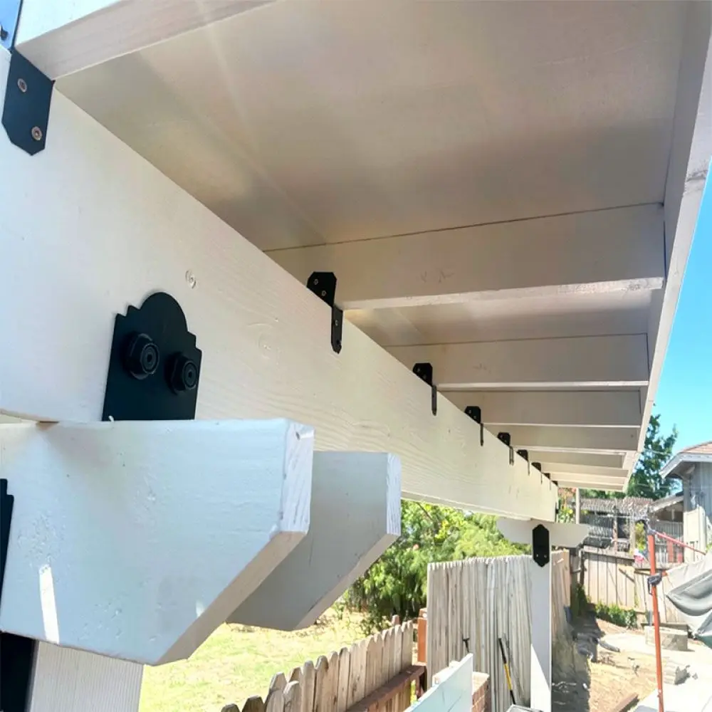 Heavy Duty Joist Support For For RTF Metal Beam Anchor Bracket Timber Frame Connector Pergola Decking Construction Tool