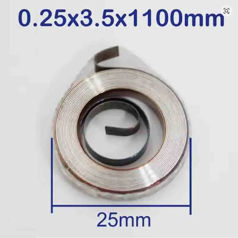 Custom Steel Constant Force Spring For Seat Belt,0.25mm Thickness *8mm Width*3000mm Length