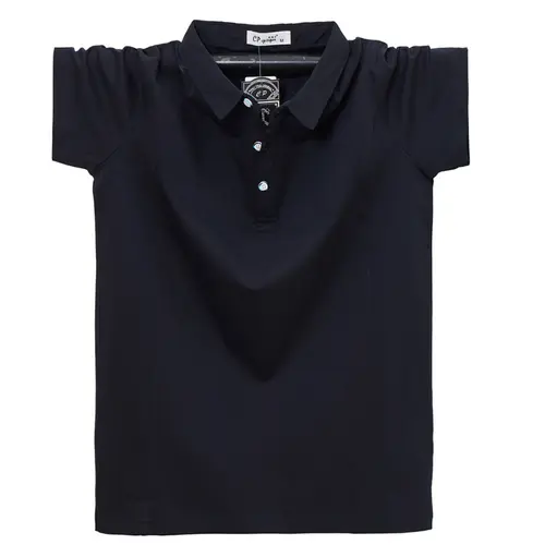 Summer Short Sleeve Polo Shirts Men Plus Size 7XL Solid Color Casual Fashion Stretch Polo Shirt Male Big Size 7XL - Image 7