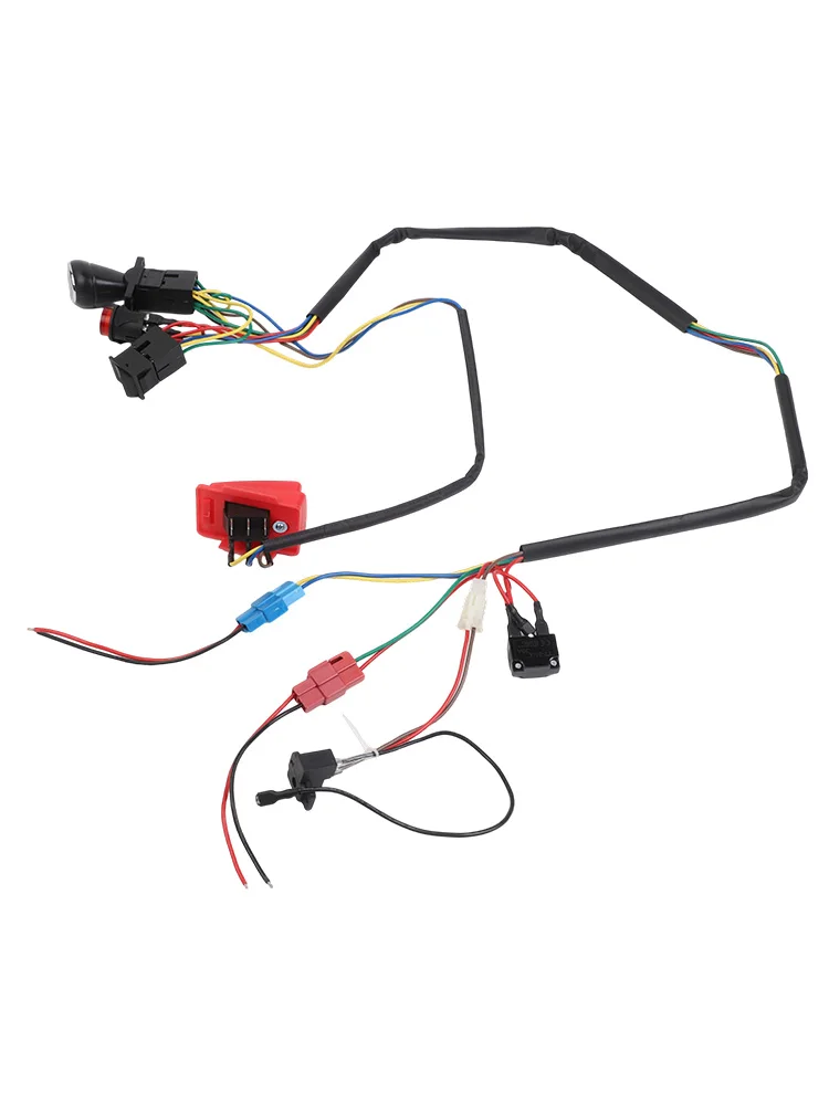 Childrens Electric Car Wire Control Switch Kit With Pedal Overload Protector For DIY Toy Vehicle Replacement Parts Accessories