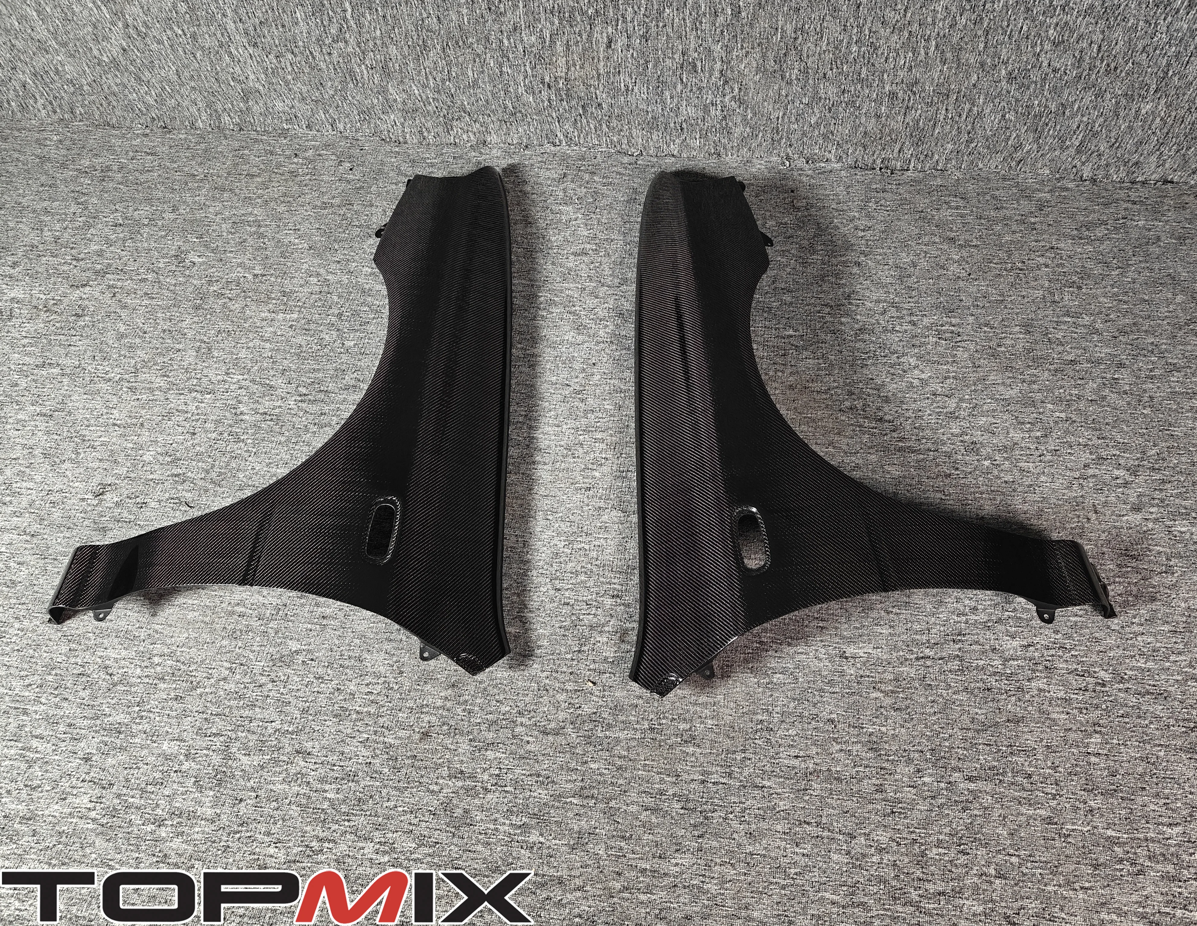 Real Carbon Fiber vent front fender flare fit for Subaru Impreza WRX GC8