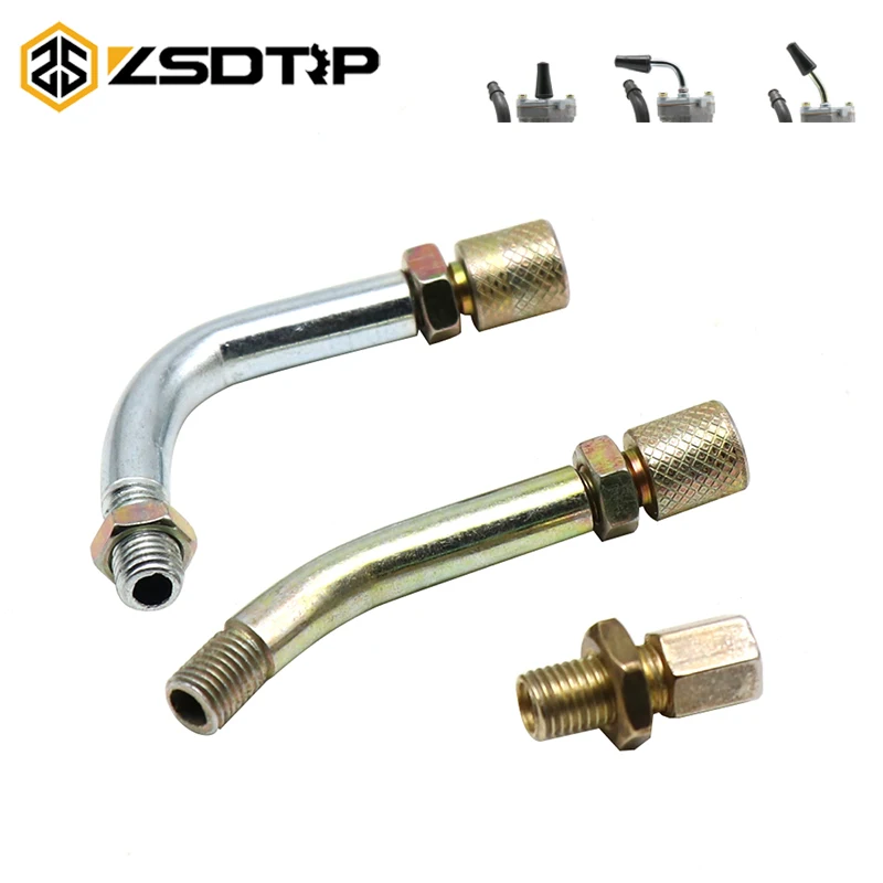 ZSDTRP 1pcs Elbow Tube for PHBG 17.5 19 21mm Motorcycle Carburetor Throttle Cable Adjuster for PWK PE TM VM Carburetor 21-42MM