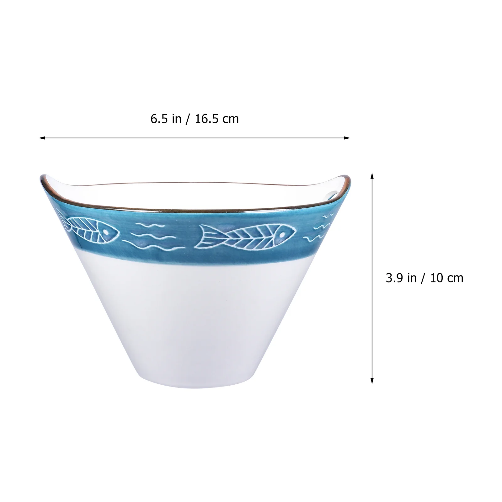 

Hand Painted Japanese Style Large Capacity Noodle Bowl Soup Container Salad Dessert Kitchen Food Bowl Soup Container