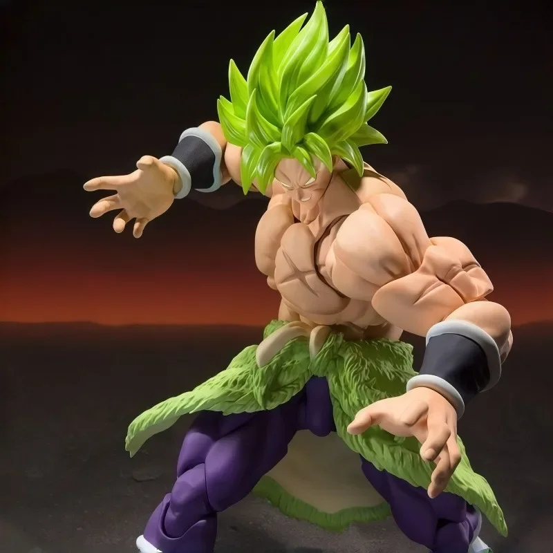 100% Original Bandai S.H.Figuarts Dragon Ball Super Broly Full Power Super Saiyan Action Figure Brand New With Retail Packaging. view 5