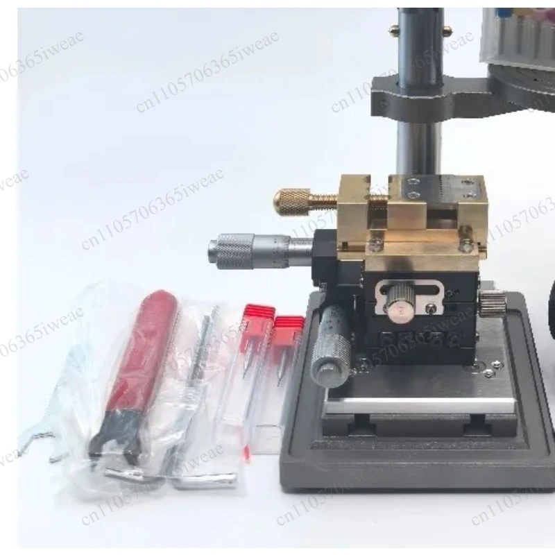 High precision table drill for extracting broken screws and clock tools from 110-220V watch crown parts drilling machine
