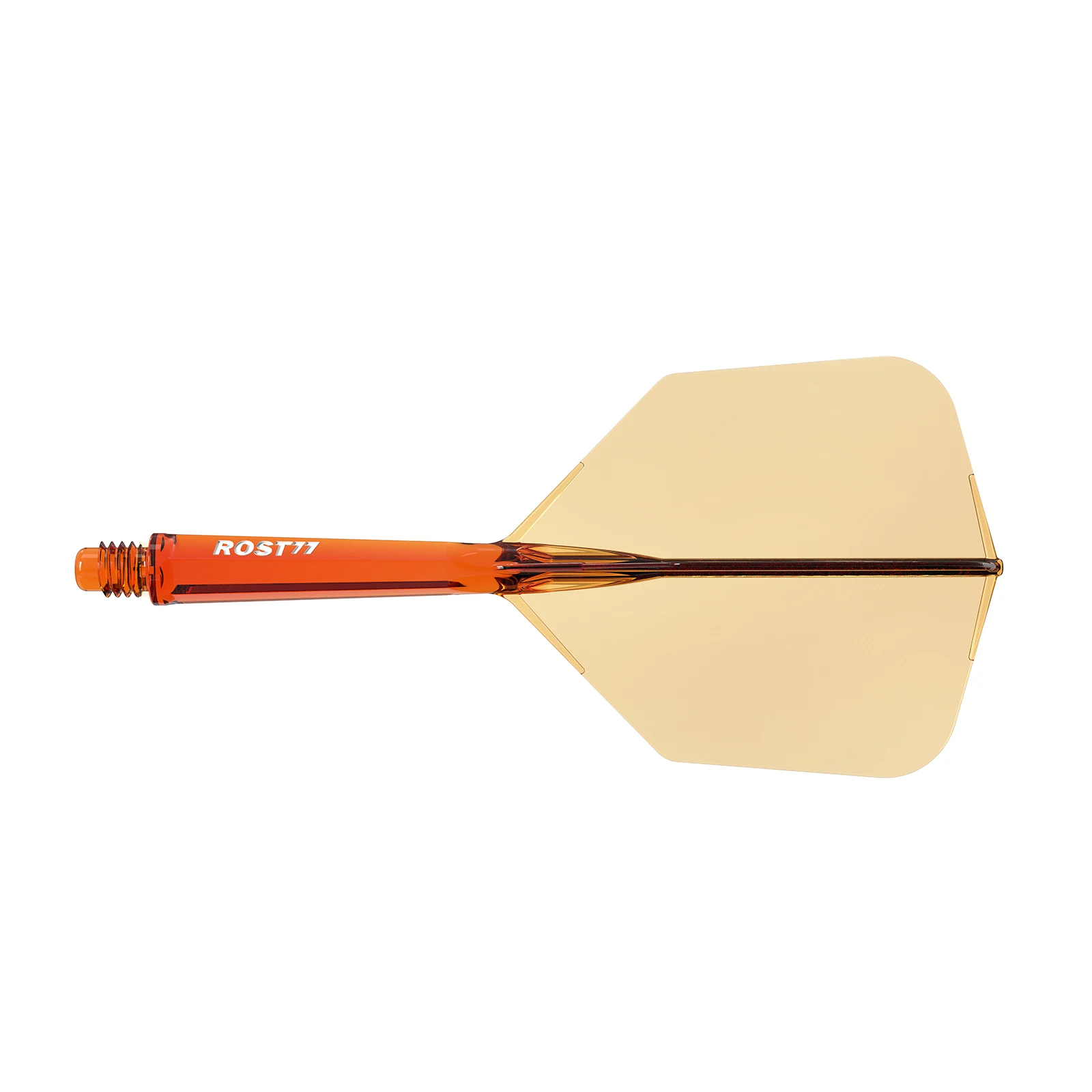 CUESOUL ROST 77 Integrated Dart Shaft and Flight Big Wing Shape Transparent Color-28mm