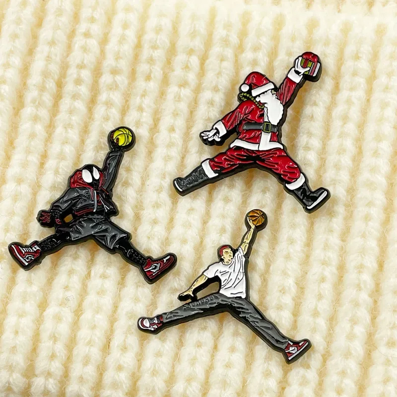 Hanamichi Sakuragi Brooches Anime Figures Basketball Enamel Brooch Personality Brooch Cartoon Pin Backpack Badge Kids Gift