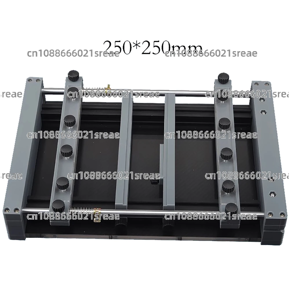 

SMT Solder Paste Screen Printing Machine - Manual Desktop PCB Stencil Printer For Precision PCB Prototyping 250x250mm