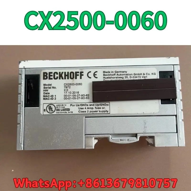 

second-hand Module CX2500-0060 test OK Fast Shipping