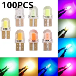 Wholesale 10/50/100PCS License Light Bulbs ﻿LED W5W T10 COB 4SMD Led Parking Bulb Auto Wedge Clearance Lamp Canbus Silica Bright