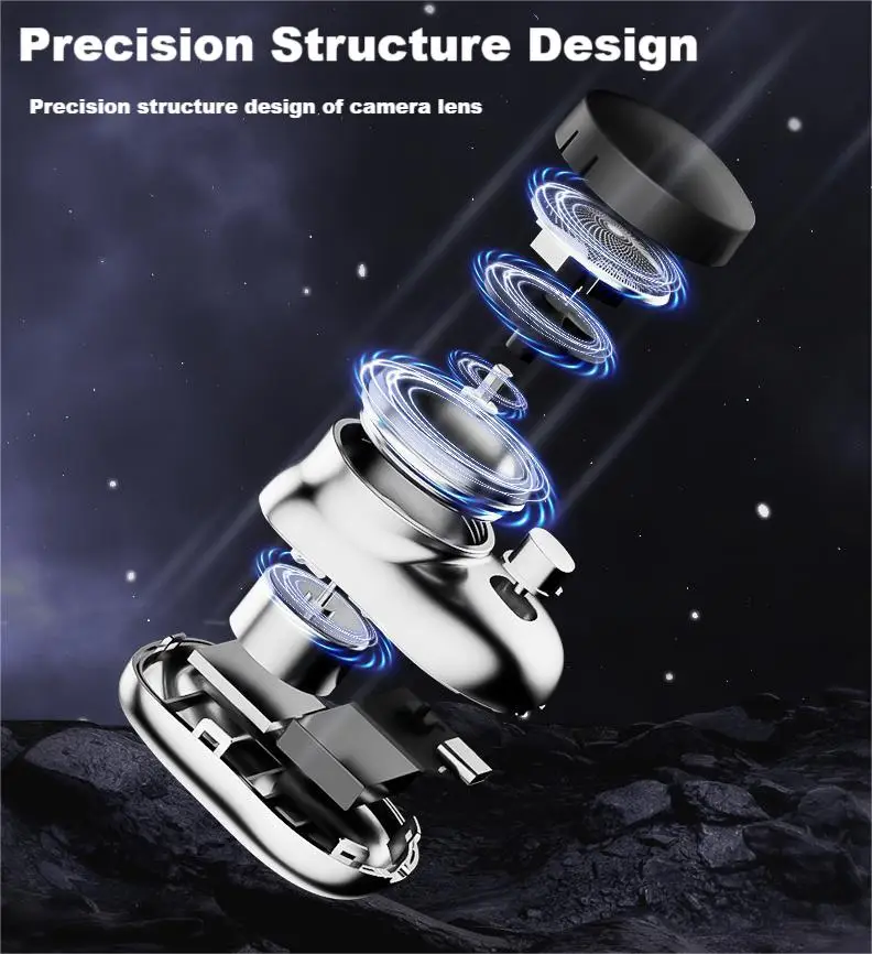Mini Electric Shaver For Men Waterproof Rechargeable Portable Face Cordless Trimmer Knive Face Beard Razor Wet And Dry Dual-use