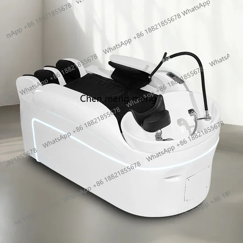 

X Beauty salon, flush bed, barber shop special water circulation fumigation, electric massage hair treatment shampoo bed