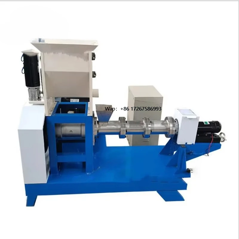 

Floating Fish Feed Cat Dog Food Processing Equipment Pet Extruder Pellet Making Machine Snake Food Puffing Machine