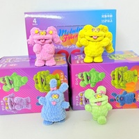 New Mogol Mutant Blind Box Cute Monster Figure Toy Desktop Ornament Surprise Birthday Christmas Gift