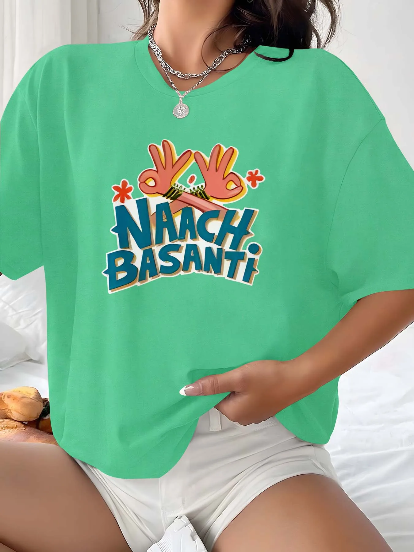 

Plus Size Naach Basanti Themed Outfit Crafted For Trendsetters Seeking To Merge Rhythmic Vibes With Sophisticated Style