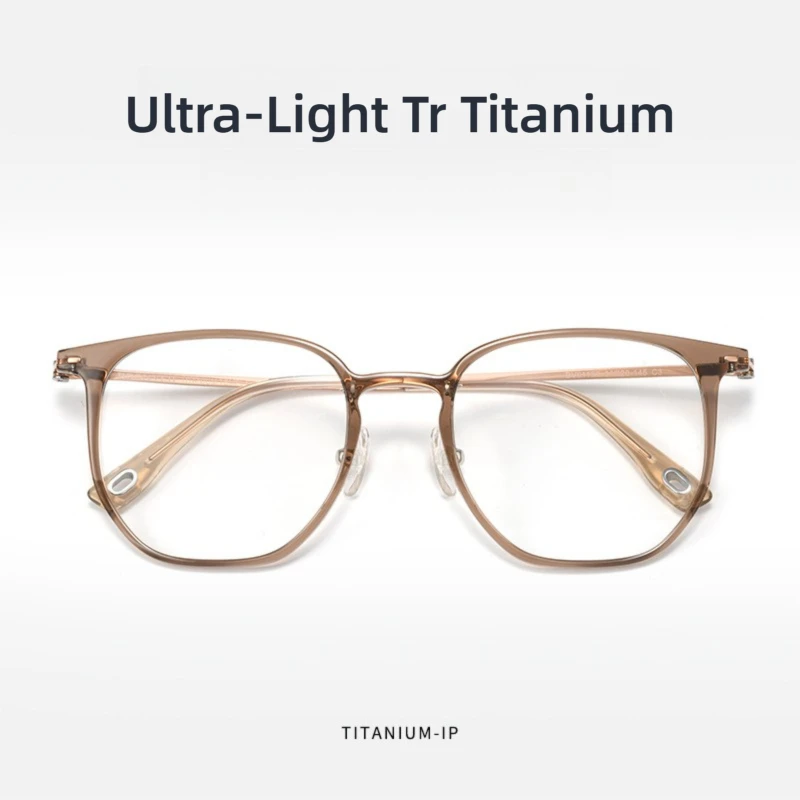 BEAUTIFUL NOW Titanium TR90 Eyeglasses Women Frame 8.5g Ultra Lightweight Retro Style Optical Frames Comfortable Myopia Glasses