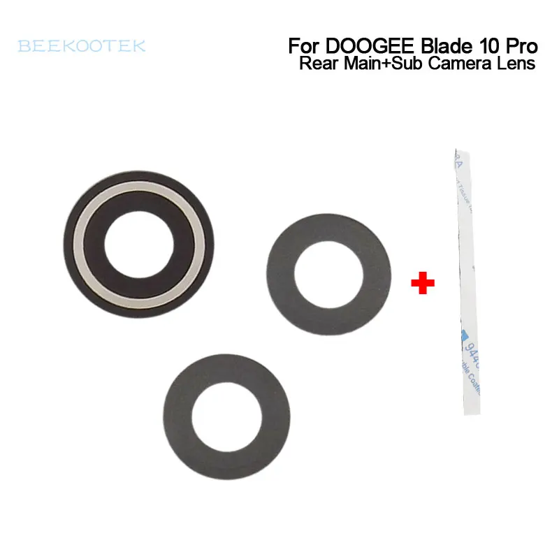 New Original DOOGEE Blade 10 Blade 10 Ultra Rear Main Camera Lens Sub Camera Lens Glass Cover For DOOGEE Blade 10 Pro Phone