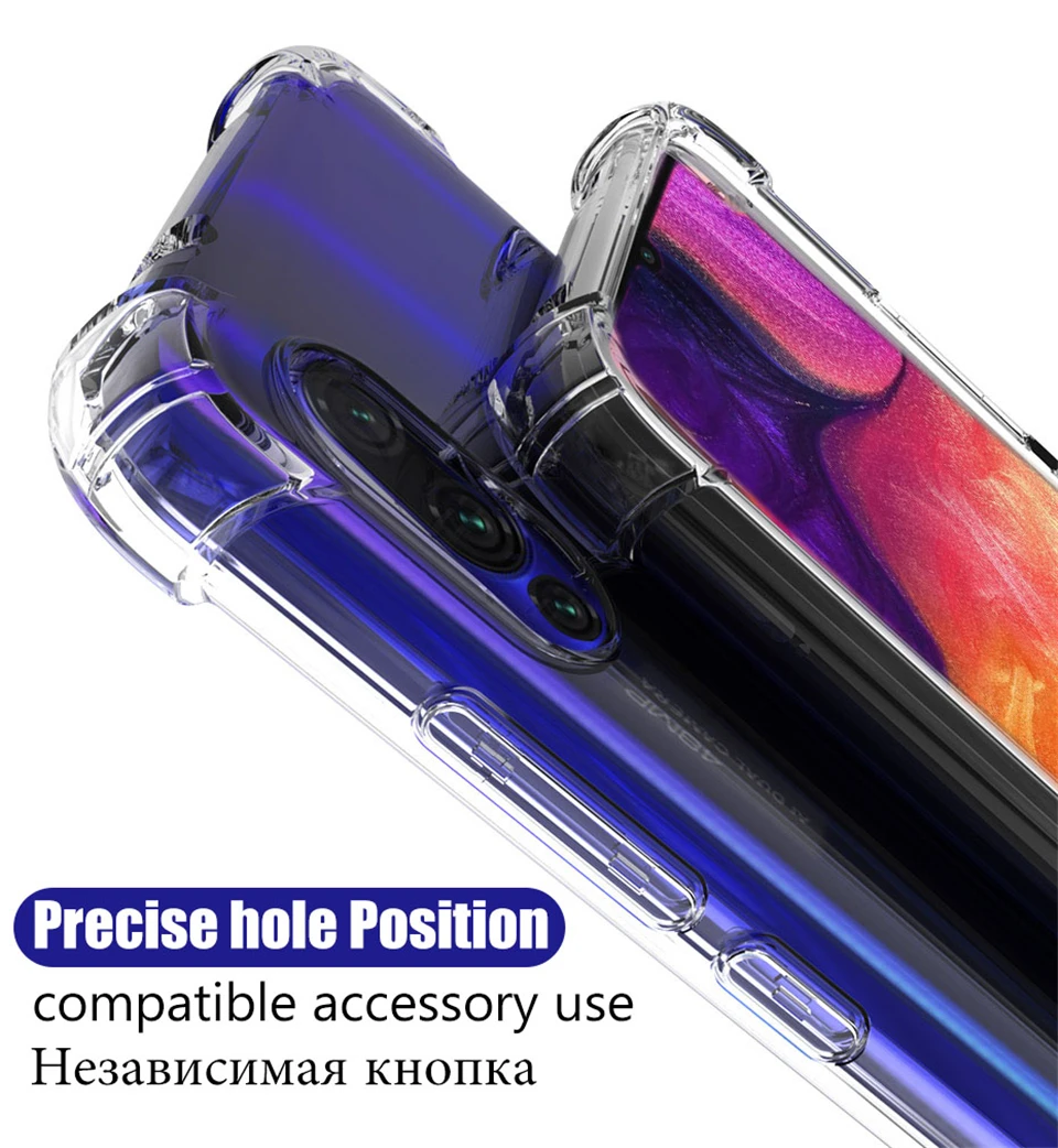 Klare Handyhülle für Samsung Galaxy S25 S24 S22 S23 Ultra S20 FE S21 Plus Ultra A15 A25 A55 A54 A34 5G stoßfeste Silikonhülle – Detail 4