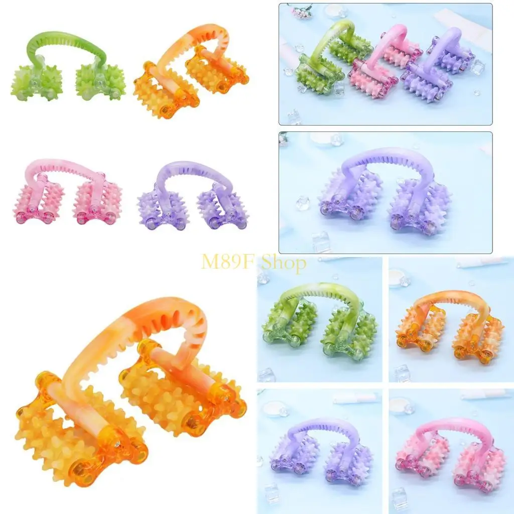 

M89F Wheel Roller Massager Plastic Body Care Promote Blood Circulation Massage Tool