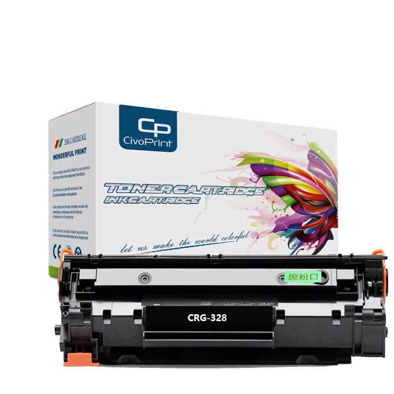 

Civo1 pcs Compatible toner cartridge for Canon CRG328 CRG-328 for iCMF4420w MF4570dw MF4410 MF4412 MF4420n MF4450 MF4452 MF4550d