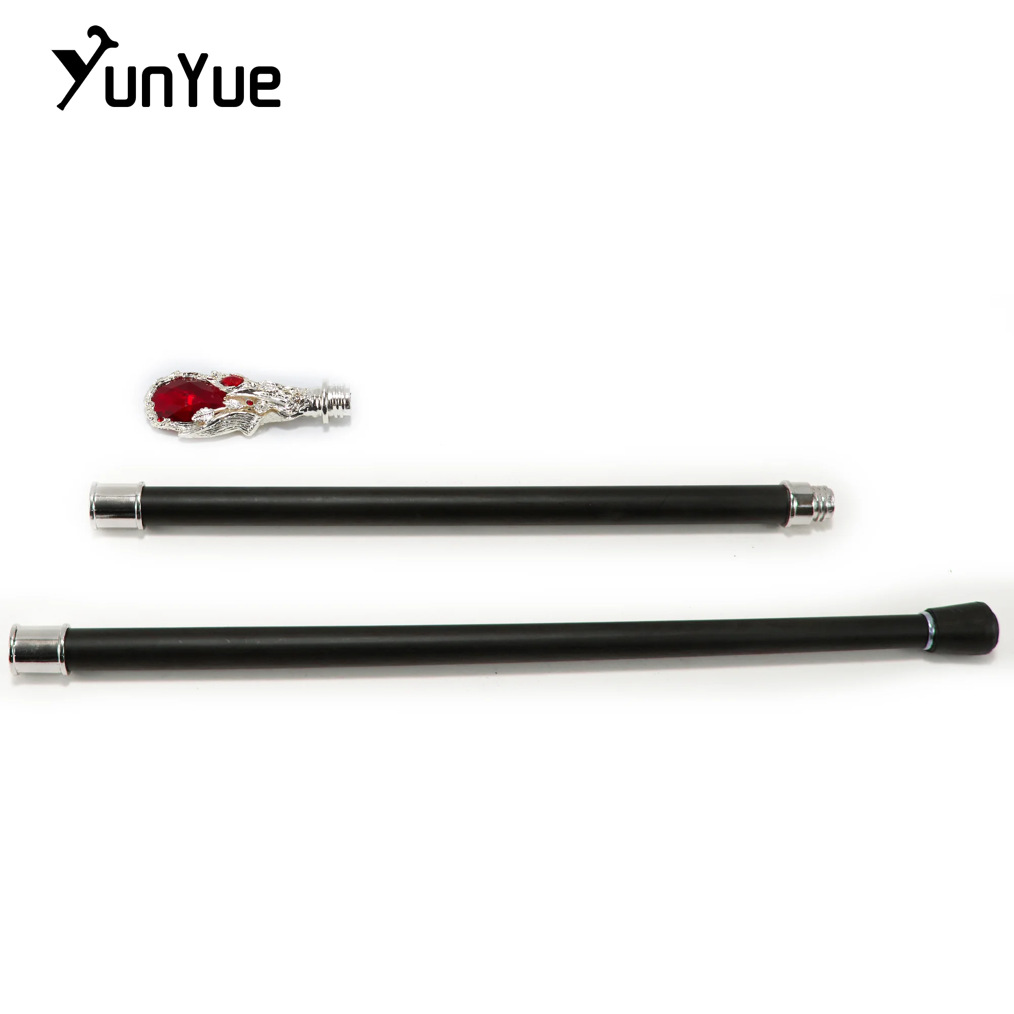 ไม้เท้าหรูหราสีขาวแดงประดับเพช - Trekking Poles บทวิจารณ์และราคา