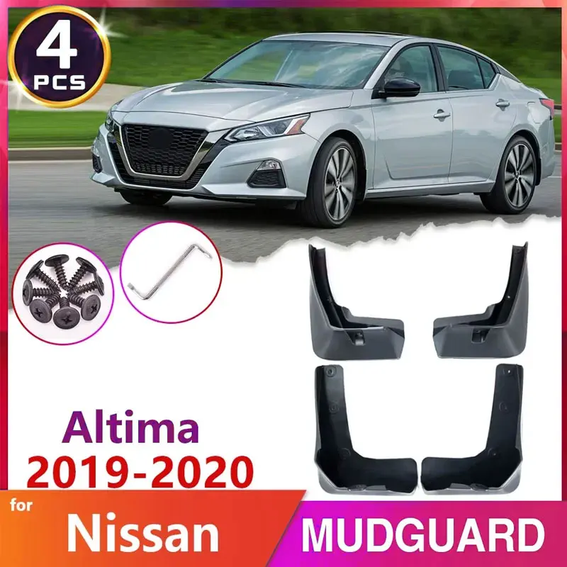 

For Nissan Altima L34 2019 2020 6th 6 Gen Car Fender Mud Flap Mudguards Mudflaps Splash Guards Flaps Auto Car Accessories Goods