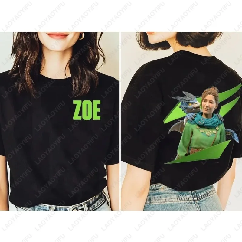 Tshirts with Split Fiction Cotton for The Summer 2025 Regular Short Sleeve Inspired By Games Video Game Fan Gifts Wen Women Tees