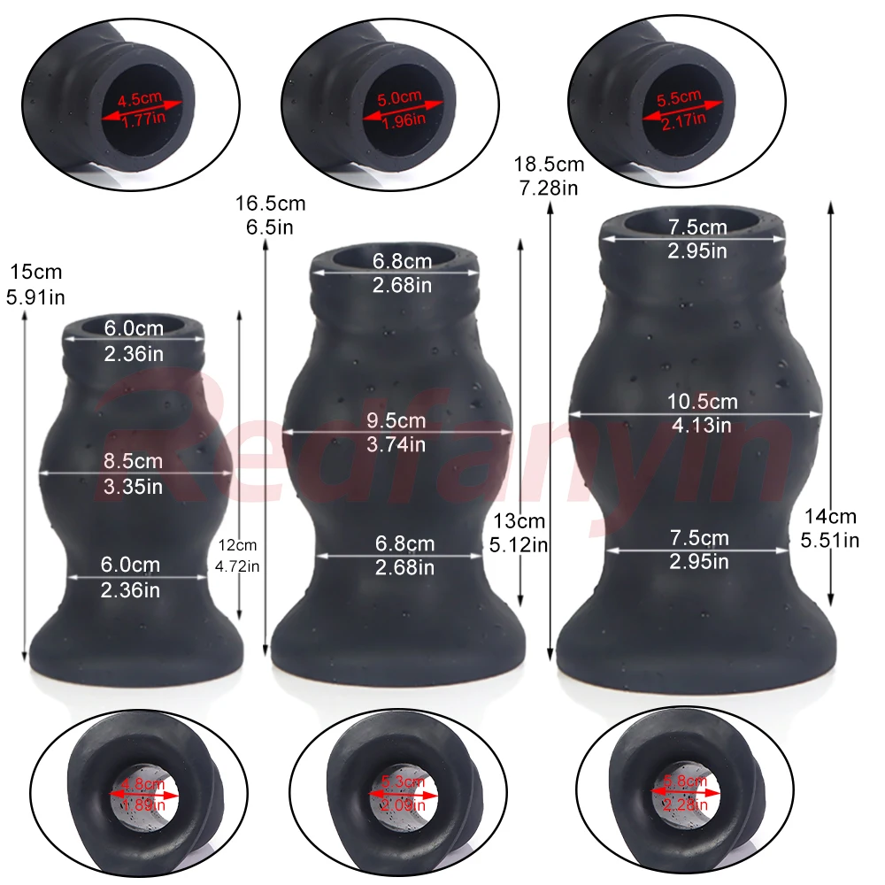 ألعاب الجنس الكبار منظار جوفاء المكونات الشرج المهبلية السائل سيليكون لينة بعقب المكونات ضخمة قضبان اصطناعية شرجية تدليك البروستاتا BDSM مثلي الجنس #2