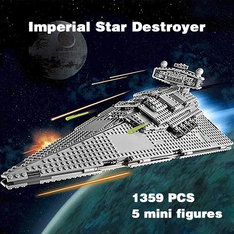 Imperial Star Destroyer Building Blocks Bricks Kids Educational Christmas Birthday New Year Toy Gifts 05062