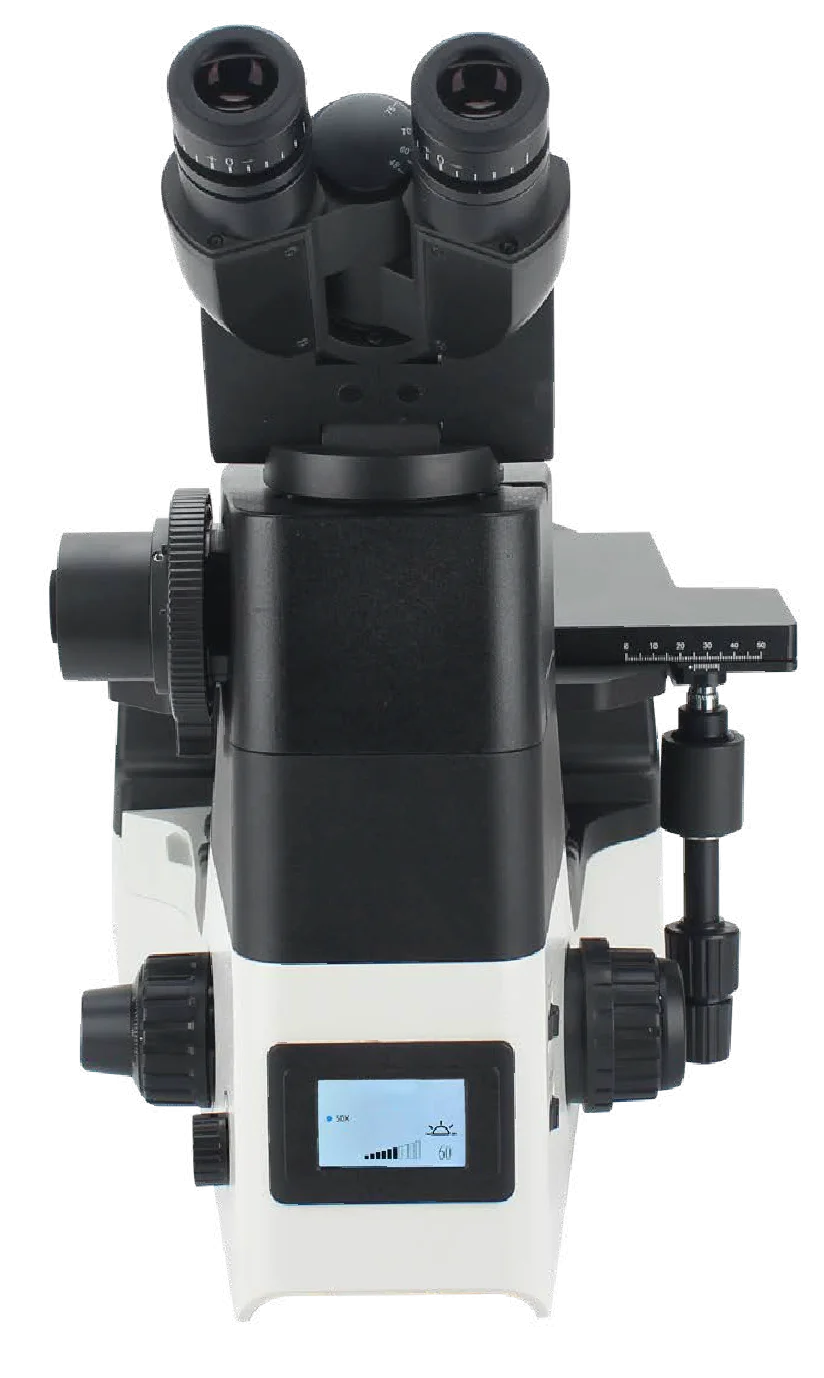 BestScope BS-6034B Inverted Metallurgical Microscope With Bright & Dark Field Metallurgical Objectives