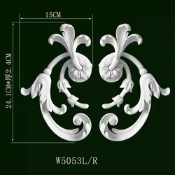 Polyurethane Decorative Wall Moulding Home Furniture Improvement Element House Ornaments