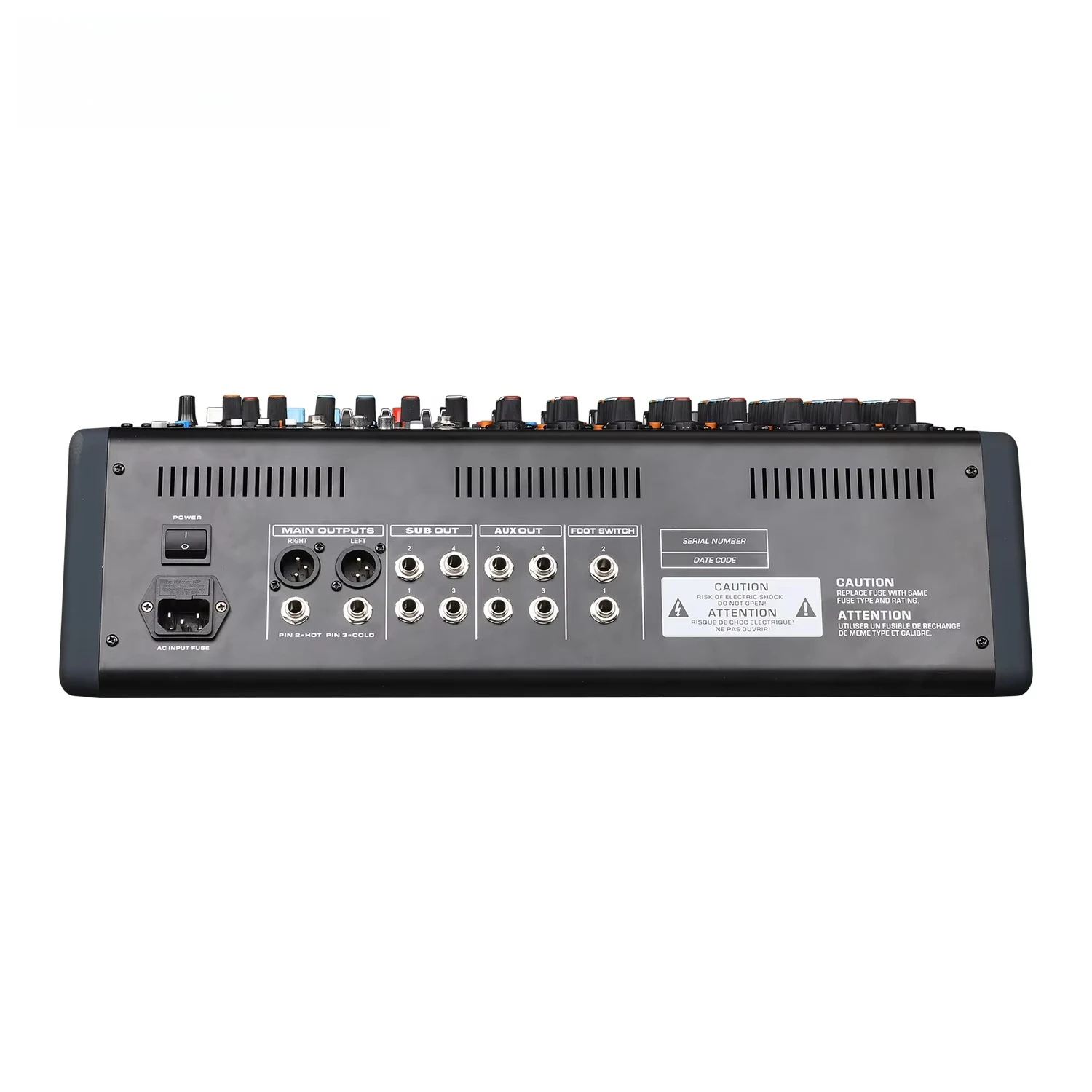 GAX-TF14 Pro 12 Channel Audio Mixer with Dual DSP Effects and USB Interface for Live Performance Broadcasting Room
