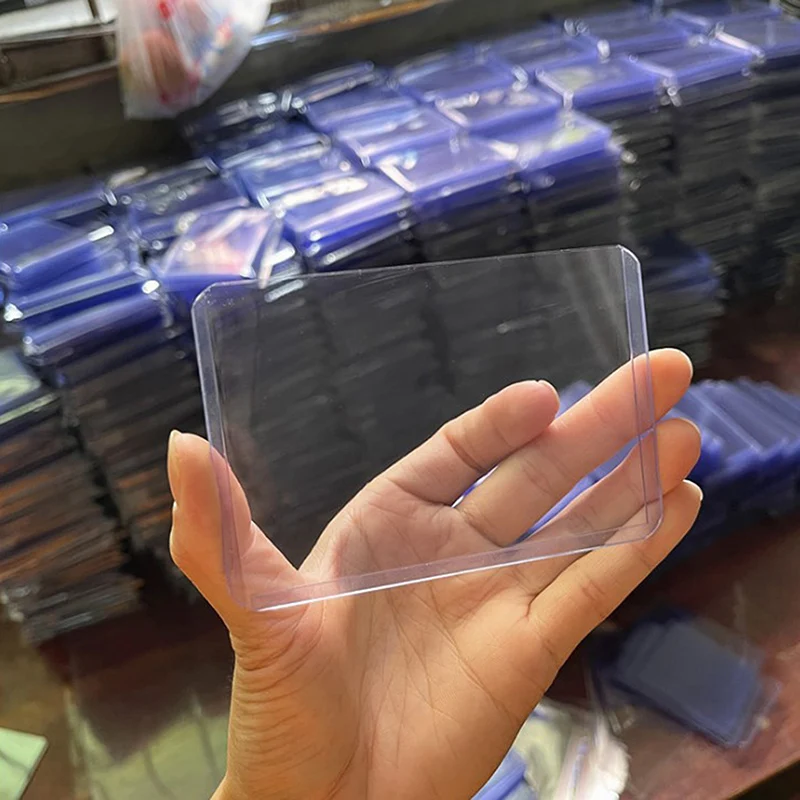 Funda protectora transparente para tarjetas, funda para tarjetas de juego, organizador de pasaporte, billetera para tarjetas de crédito