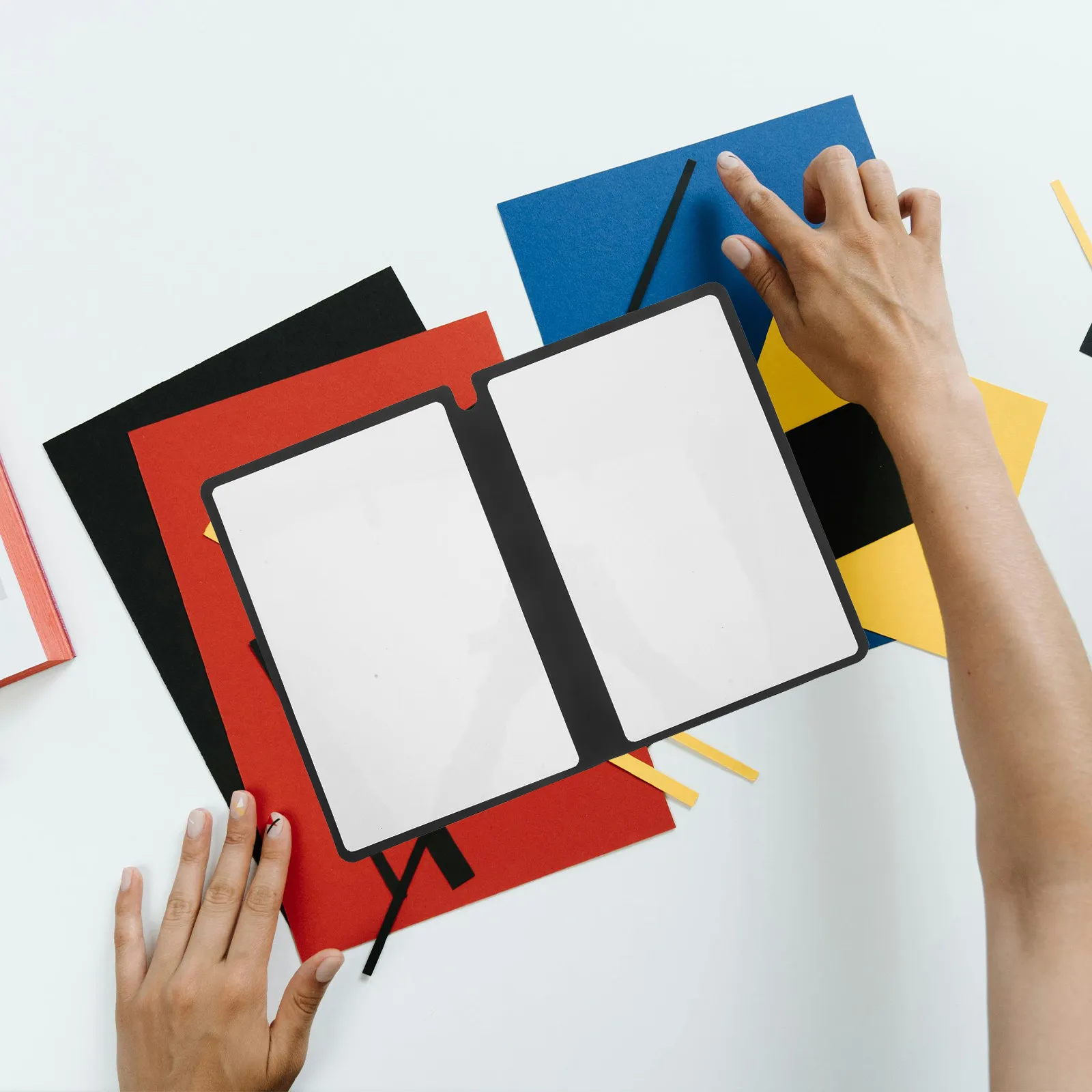 

Стираемый блокнот-доска А5, портативный настольный коврик для сухого стирания, для планирования в офисе, заметок студентов, маленькая доска для письма