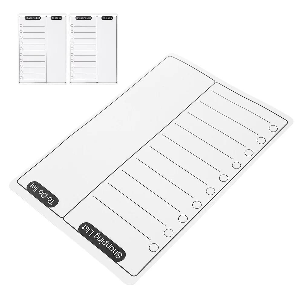 3 stks Magnetisch Voor Koelkast Droog Wissen Planning Organisator Keuken Prikbord Klein Schrijfbord Koelkast Schema Kladblok