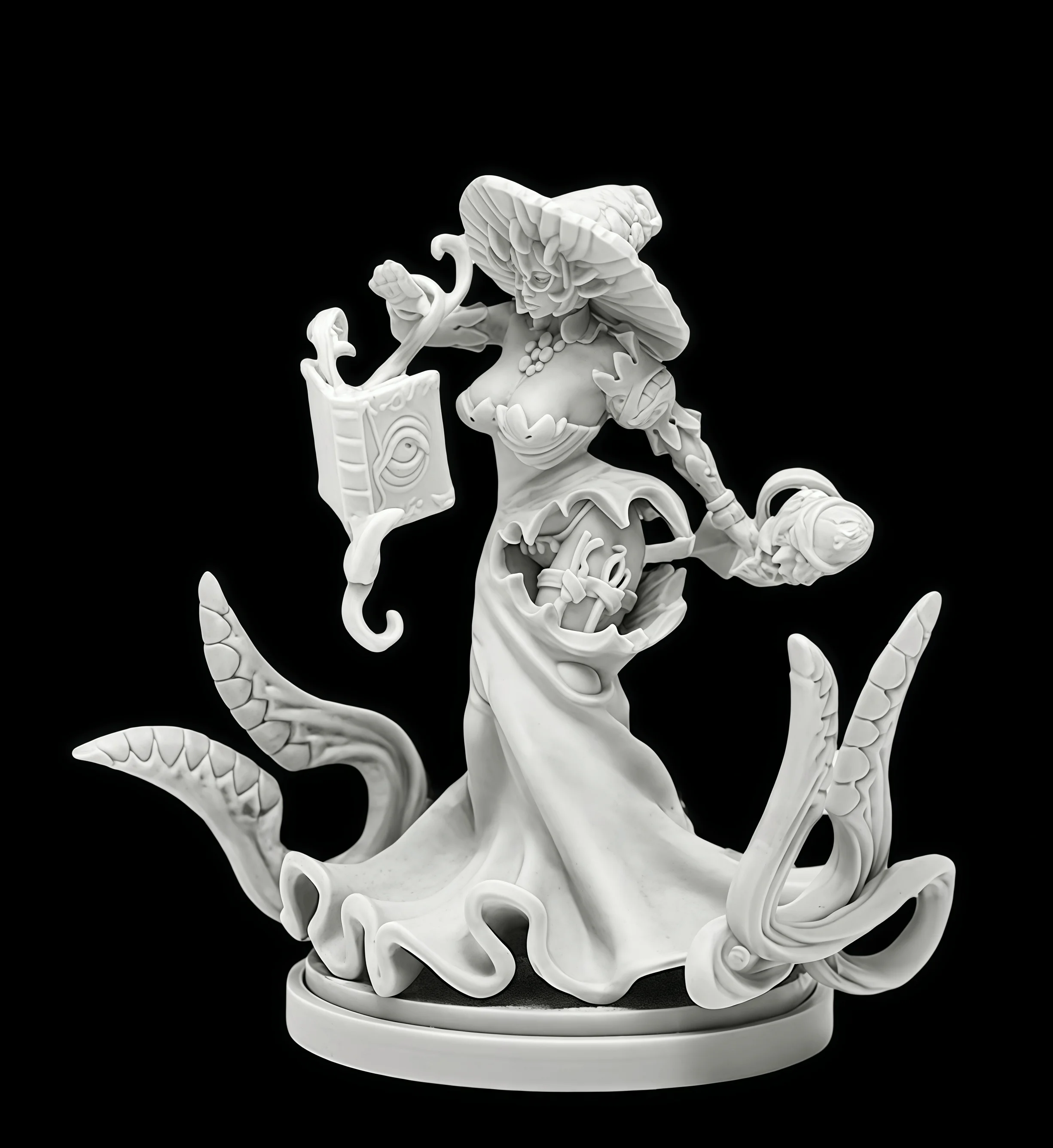 

40mm Cast Resin Model Assembly Kit, GK, Resin Witch, Unpainted, Needs To Be Assembled