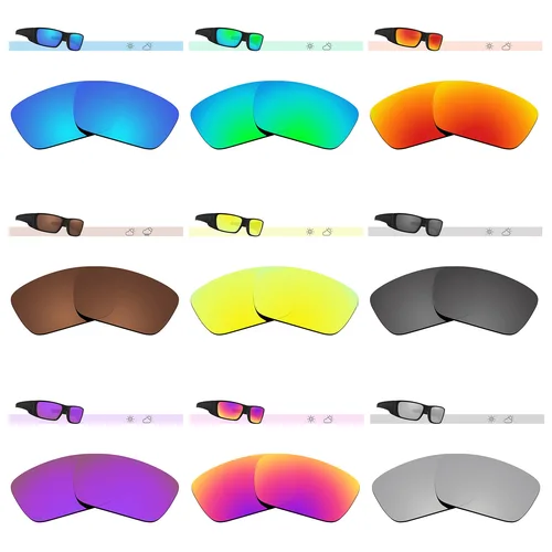 Glintbay lentes polarizadas de repuesto para gafas de sol, lentes para Oakley Double Edge OO9380 66mm, múltiples opciones