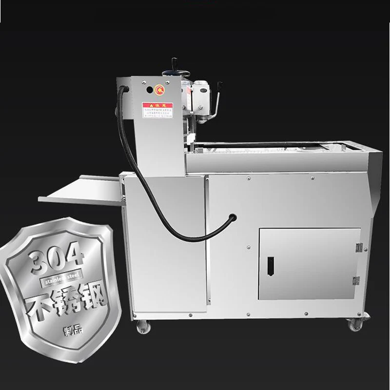 Numerical Control Mutton Slicer Commercial Mutton Roll Slicer   Machine Automatic Fat Beef Frozen Meat Pork Belly Slicer Machine