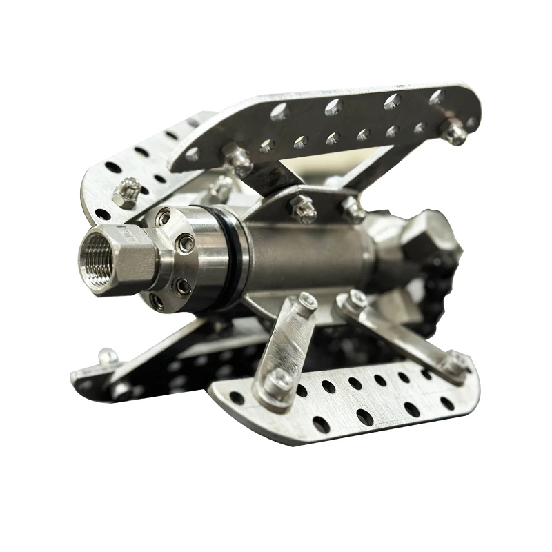 High Pressure 300bar Sewer Roots Cutting Nozzle Rotating Drain Cleaning Large Flow Pipeline Unclog Nozzle