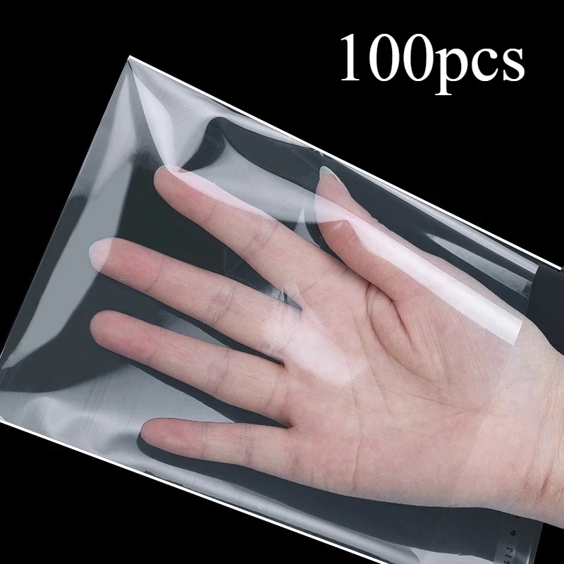 100pcs Self-Sealing OPP Bags, Storage Bags, Holiday Party Supplies Gift Bags, Plastic Bags for Packaging Gifts, Jewelry