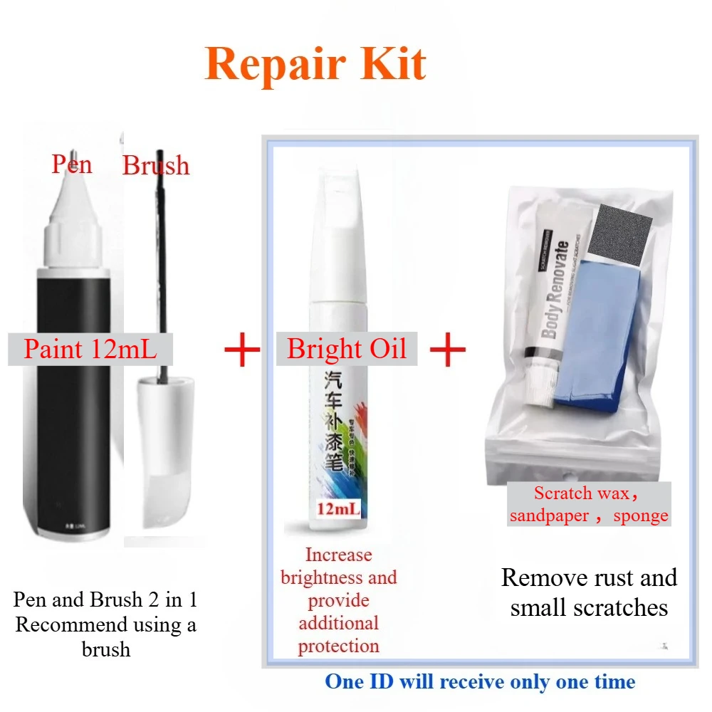 Adattatore per kit di riparazione graffi per Ford Mondeo Fissatore vernice Grigio Perla Bianco Mondeo Accessori auto Vernice per auto Penna per ritocco per auto