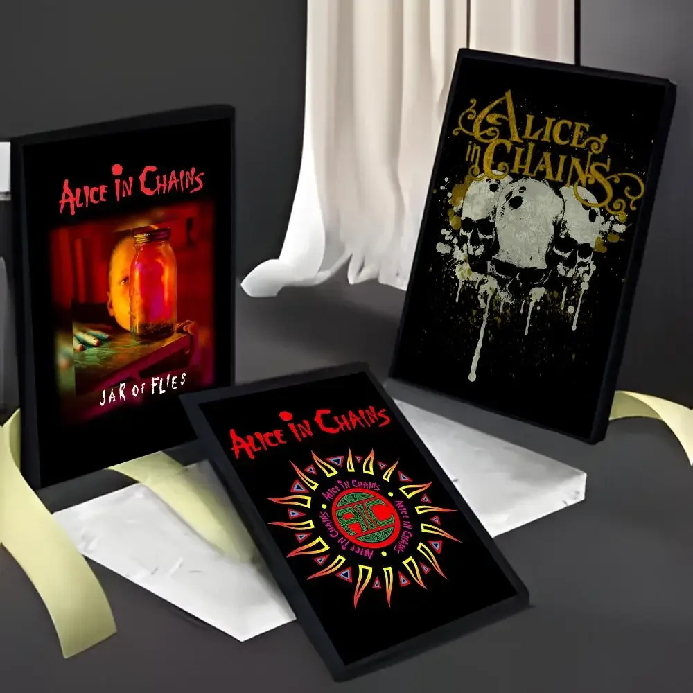 Band Rock A‑Alice In Chains Poster American Film Mural Home Childrens Room Wall Decor Print