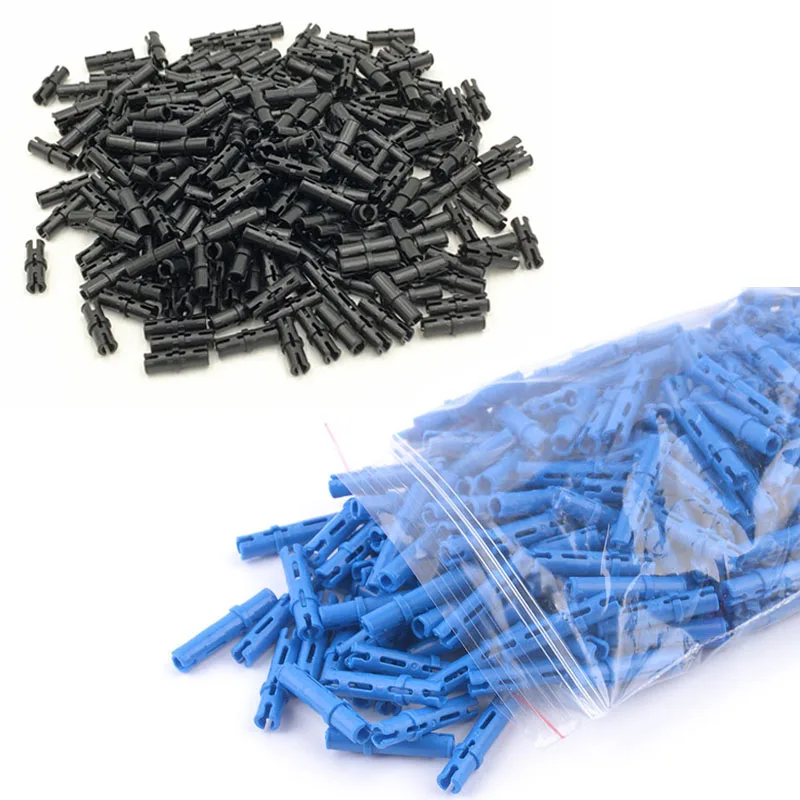 

1000Pcs/lot Bulk Technical Pin 1x2 1x3 with Friction Ridges and Slots Building Block MOC Parts Brick 2780 6558 Pins Toy