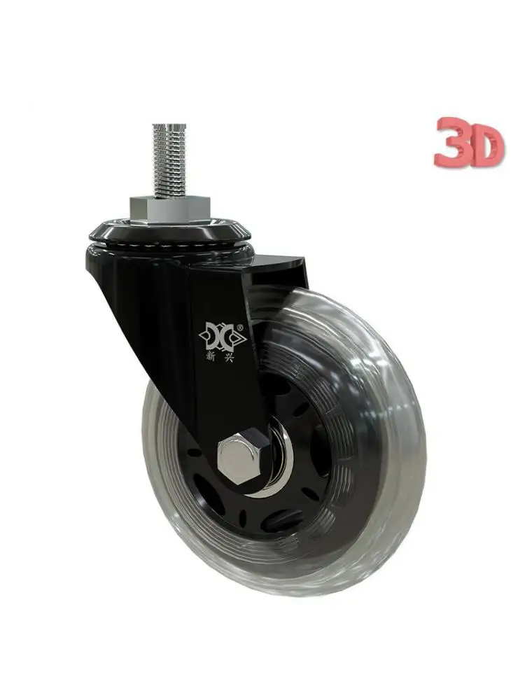 Imagem -02 - Screw Roller Ice Wheel Rodízio Mudo Universal Eletroforese Equipamento de Entretenimento m8 M10 Packs pu