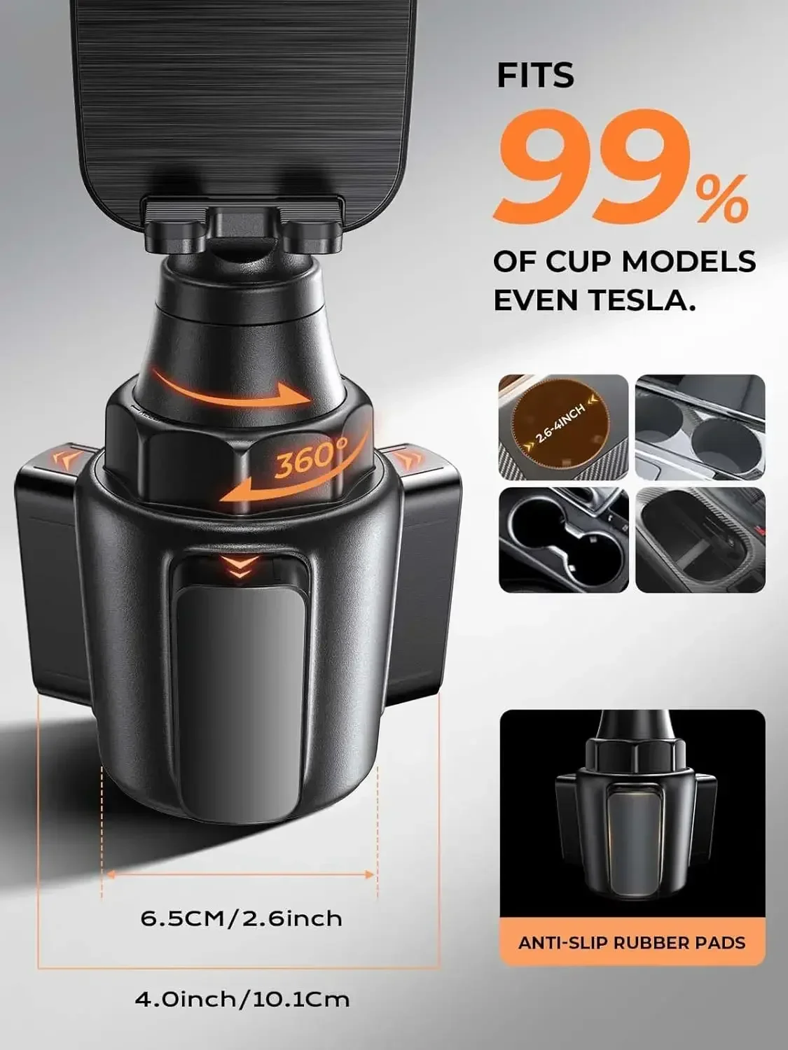 LISEN pemegang ponsel untuk dudukan di mobil, pemegang ponsel Cup mobil baru 2024 untuk IPhone Samsung Google All 4-7 inci