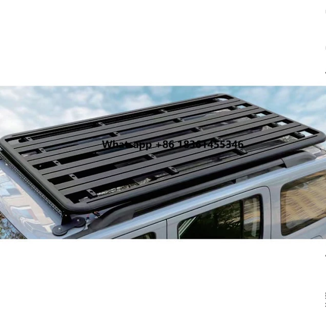 

Новая универсальная багажная платформа на крышу автомобиля 4x4 из стали и алюминиевого сплава с прочной и легко устанавливаемой конструкцией для дооснащения и модернизации