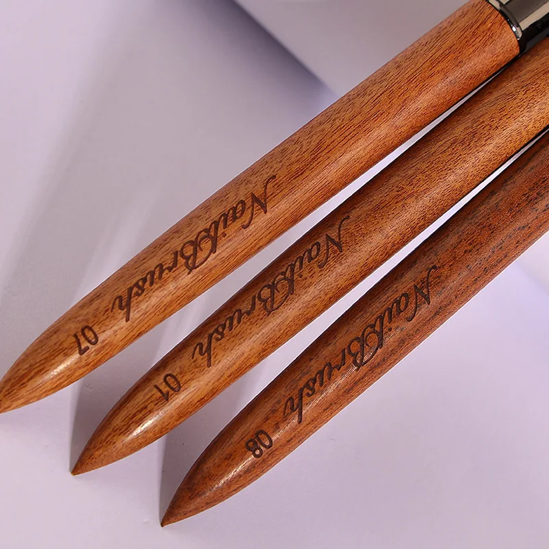 1/12개 네일 아트 브러쉬 12개 네일 라이너 브러쉬 네일 페인팅 펜 아크릴 UV 젤 브러쉬 크리스탈 옴브레 매니큐어 도구 네일 브러쉬