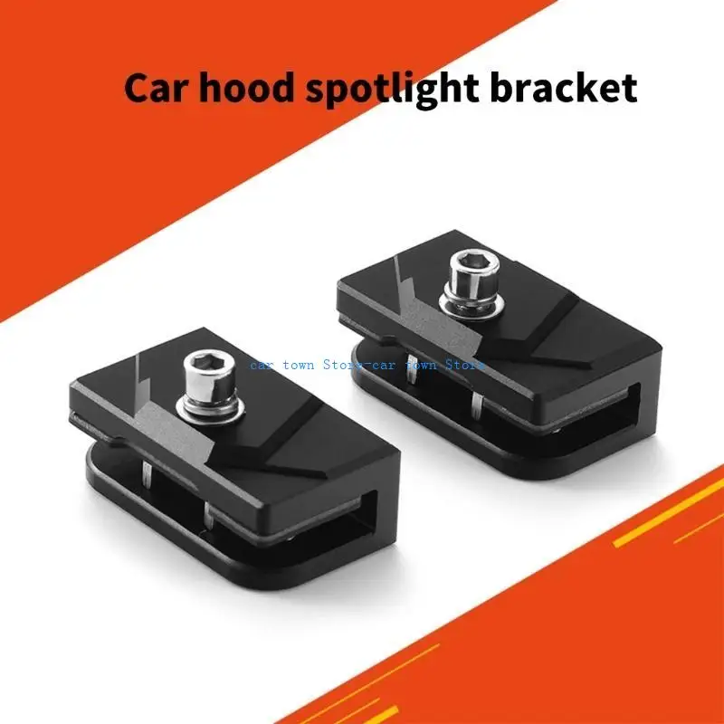 

RXJE Easy to Install LED Light Brackets for Truck Hoods Universal Metal Mount set Car Exterior Spare for Vehicles Lighting